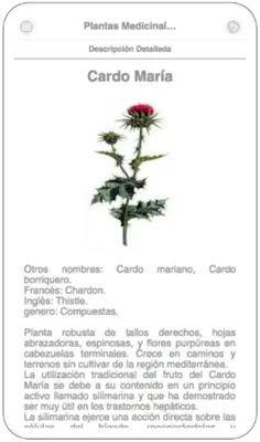 Plantas Medicinales android App screenshot 5