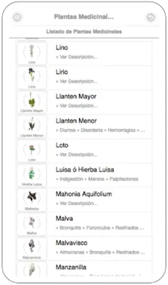 Plantas Medicinales android App screenshot 7